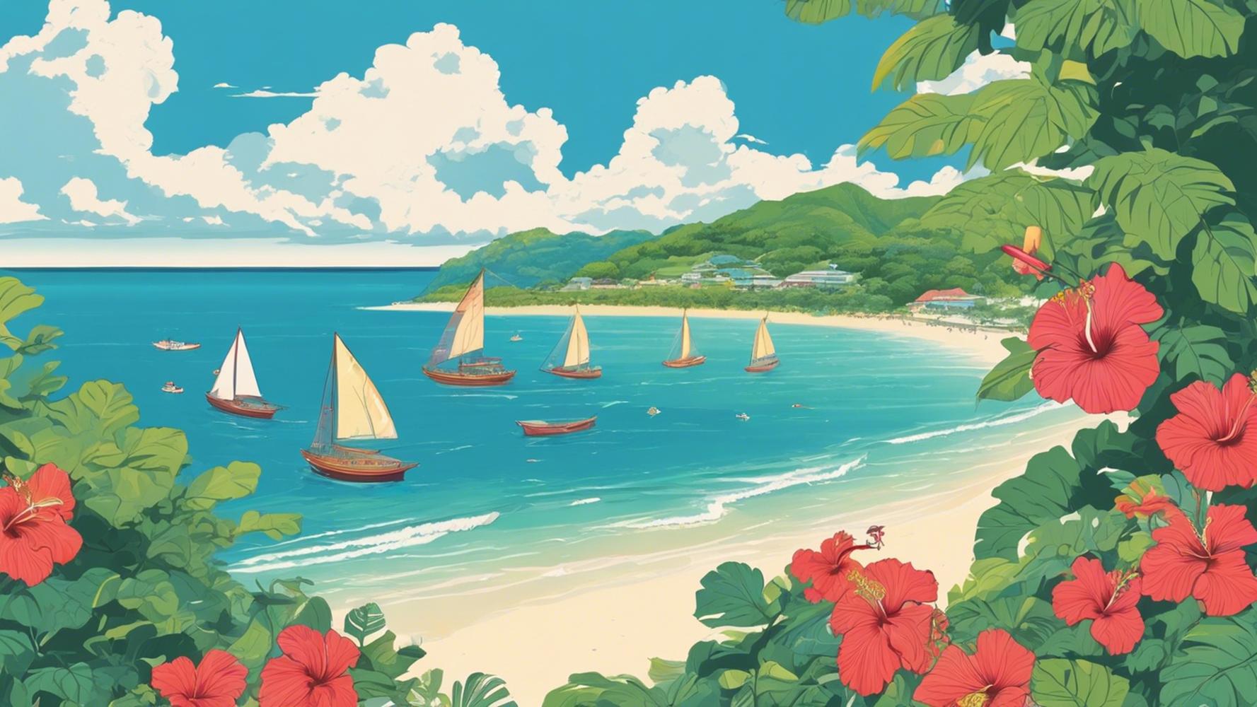 北大東は島全体が岩場で囲まれているようですが、そこを歩いて移動することはできます